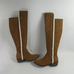 MIA Fawn Suede Knee High Boots size 7.5